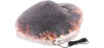 Kissybride Men's Washable - Plush Heated Slippers