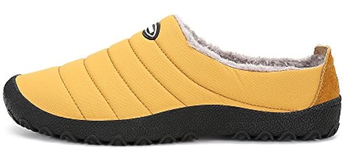 Kubua Men's Winter - Lined Slippers for Camping