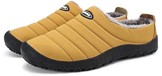 Kubua Men's Winter - Lined Slippers for Camping