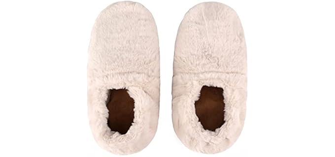Leonns Men's Heated - Microwaveable Slippers