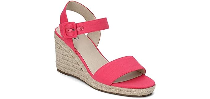 Lifestride Women's Tango - Comfortable Dress Wedge Sandals
