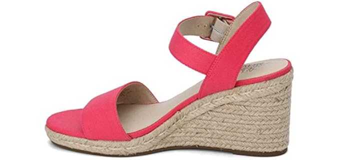 Lifestride Women's Tango - Comfortable Dress Wedge Sandals