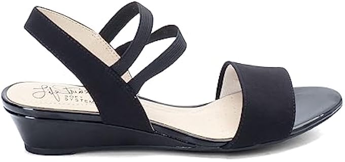 Lifestride Women's Yolo - Wide Width Low Wedge Sandal