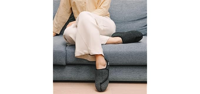 longBay Women's Furry - Pregnancy Slippers