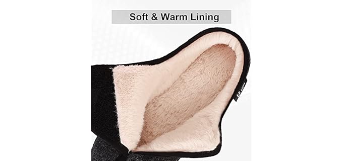 longBay Women's Furry - Pregnancy Slippers