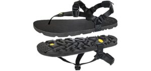 Luna Men's Mono Winged - Unisex Minimalist Sandal