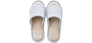 Magnilona Unisex Washable - Open Toe Cotton Slippers