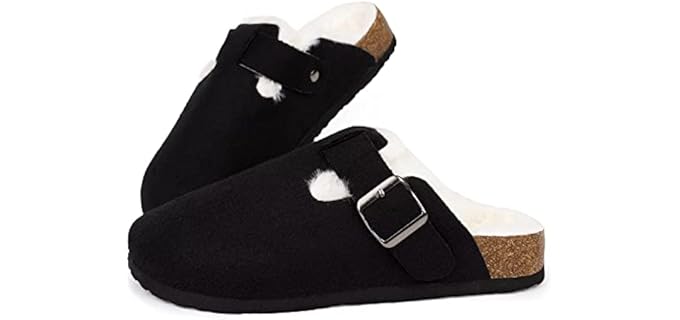 Maiitrip Women's Arch Support - Cork Slippers