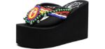Mamilove Women's Chunky - High Platform Flip Flop Sandal