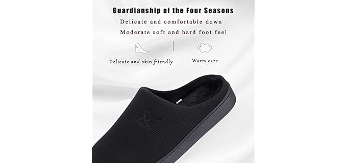 Landeer Men's Memory Foam - Summer Slipper