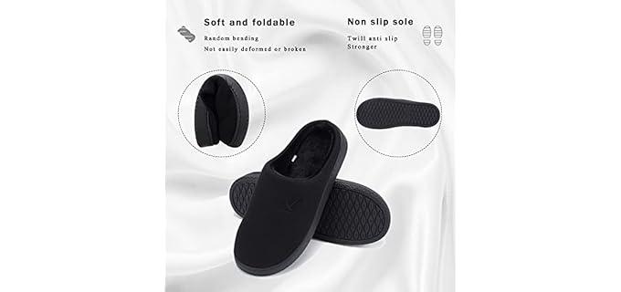 Landeer Men's Memory Foam - Summer Slipper