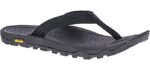 Merrell Men's J034353 - Supportive plantar Fasciitis Flip Flops