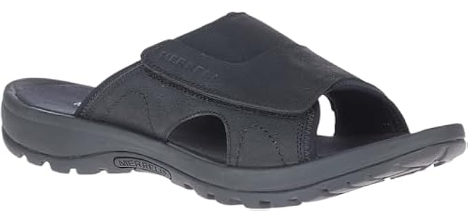 Merrell Men's Sandspur 2 - Leather Slide Sandals for Heavy Weights