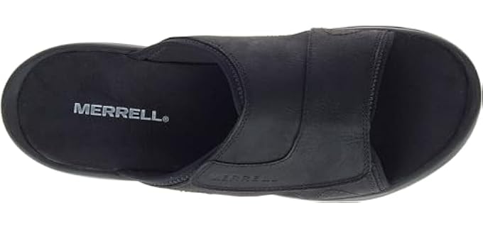 Merrell Men's Sandspur 2 - Leather Slide Sandals for Heavy Weights