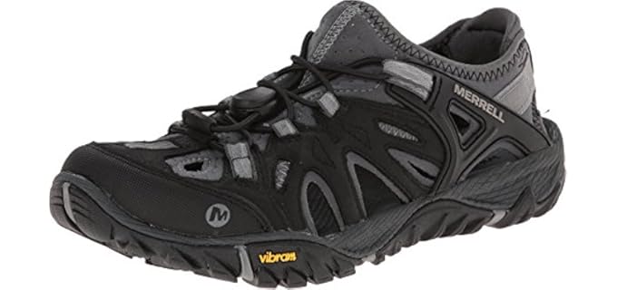 Merrell Women's All Out Blaze Sieve - Long Distance Outdoor Walking Sandals