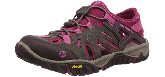 Merrell Women's All Out Blaze Sieve - Hiking Sandal for Plantar Fasciitis