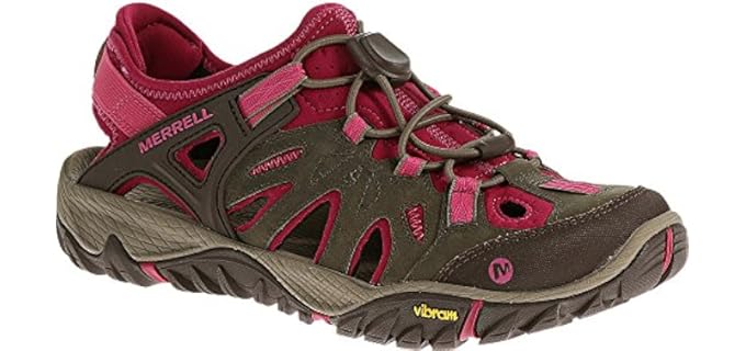 Merrell Women's All Out Blaze Sieve - Hiking Sandal for Plantar Fasciitis