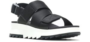 Merrell Women's Alpine Cush - Wedge Sandal for Bunions