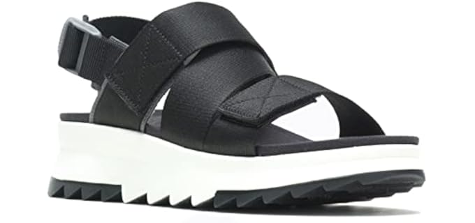 Merrell Women's Alpine Cush - Wedge Sandal for Bunions