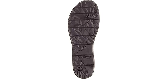 Merrell Women's Around Town Arlin - Leather Slide Sandals for Heavy Weights