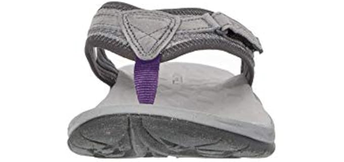 Merrell Women's J033726 - Supportive plantar Fasciitis Flip Flops