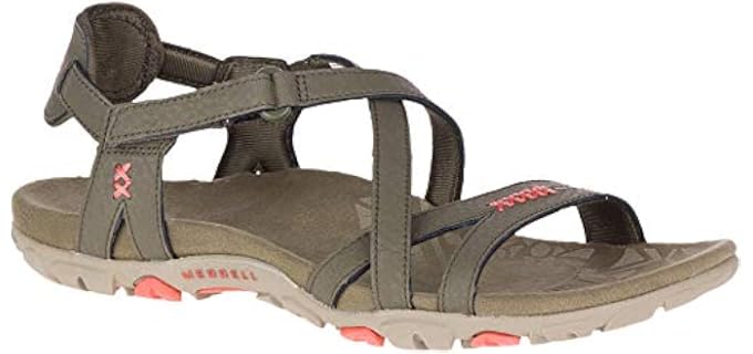 Merrell Women's Sandspur Rose - Casual Cruise Ship Sandals