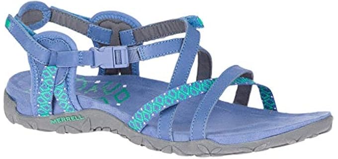 Merrell Women's Terran Lattice 2 - Sporty Sandals for Achilles Tendonitis