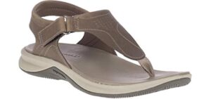 Merrell Women's Tideriser - Sports Sandals with T-Strap