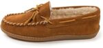 Minnetonka Men's Pile Lined - Indoor Fur Slippers