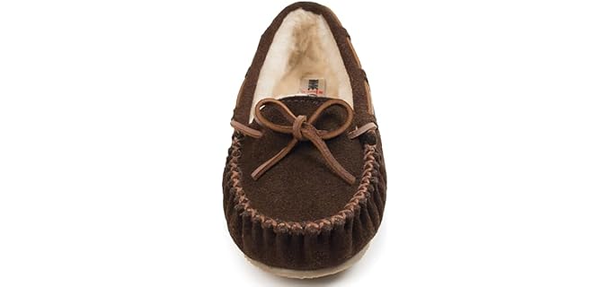 Minnetonka Women's Cally - Indoor Fur Slippers