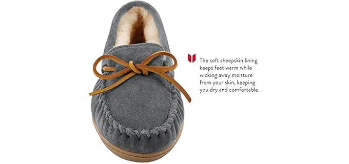 Minnetonka Women's Hardsole - Slippers for Pregnant Women