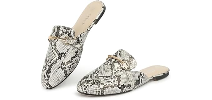 Musshoe Women's Flat - Comfortable Mules for Work