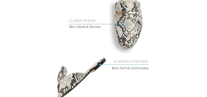 Musshoe Women's Flat - Comfortable Mules for Work