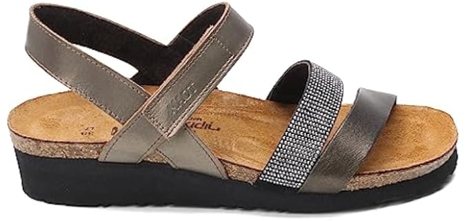 NAOT Women's Krista - Sandals with a Cork Footbed