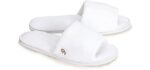Nicely Neat Men's Spa - Fleece Travel Slippers