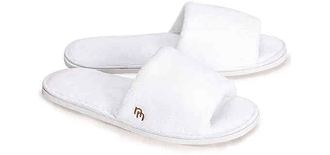 Nicely Neat Men's Spa - Fleece Travel Slippers