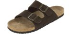 Northside Men's Phoenix - Two Strap Sandals with a Cork Footbed