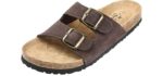 Northside Women's Mariani - Two Strap Sandals with a Cork Footbed