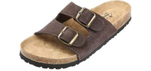Northside Women's Mariani - Two Strap Sandals with a Cork Footbed