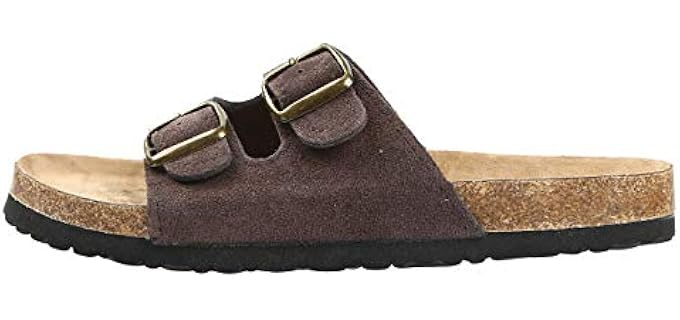 Northside Women's Mariani - Two Strap Sandals with a Cork Footbed