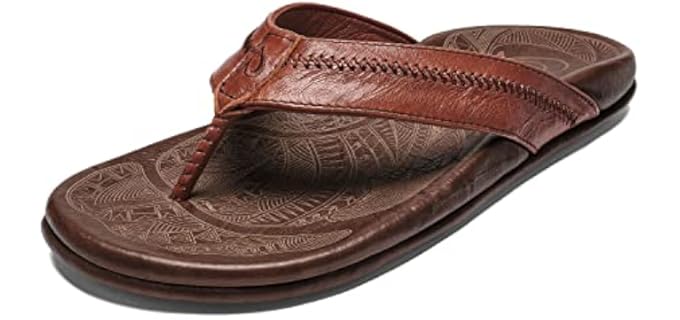 Olukai Men's Hiapo - Arch Support Flip Flop Sandal