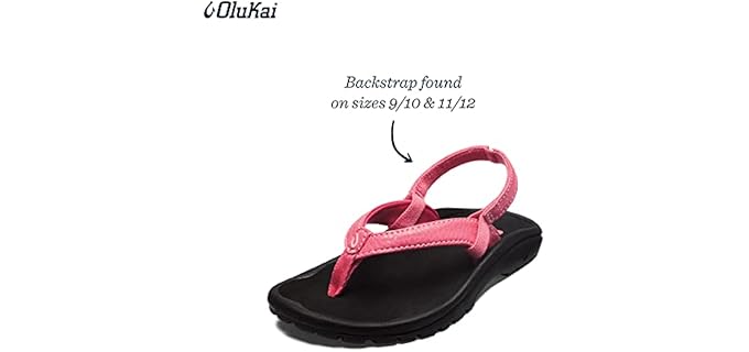 Olukai Girl's Kulapa - Flip Flops for Big Kids