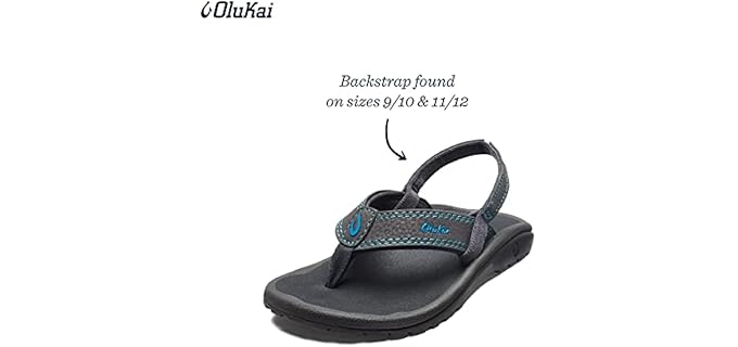 Olukai Boys's Ohana 2 - Arch Support Flip Flops for Kids
