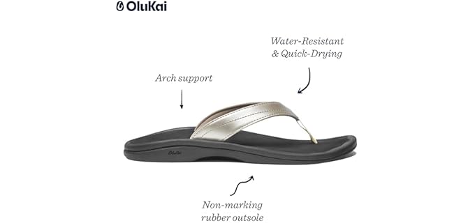 Olukai Women's Ohana - Arch Support Flip-Flops for All-Day Comfort
