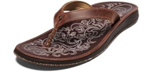 Olukai Women's Pianolo - Arch Support Flip Flop Sandal