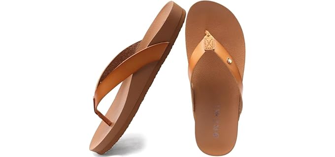 Oncai Women's Flip Flop - Cork Flip Flops