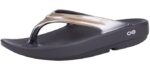 Oofos Women's Luxe - Flip Flops for Plantar Fasciitis