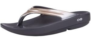 Oofos Women's Luxe - Flip Flops for Plantar Fasciitis