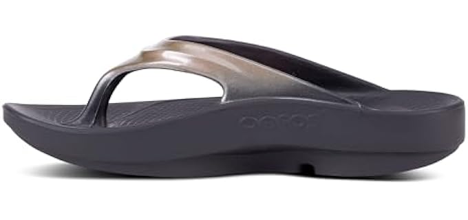 Oofos Women's Luxe - Flip Flops for Plantar Fasciitis
