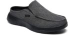 OrthoComfoot Men's Heel Pain - Slippers for Achilles Tendonitis
